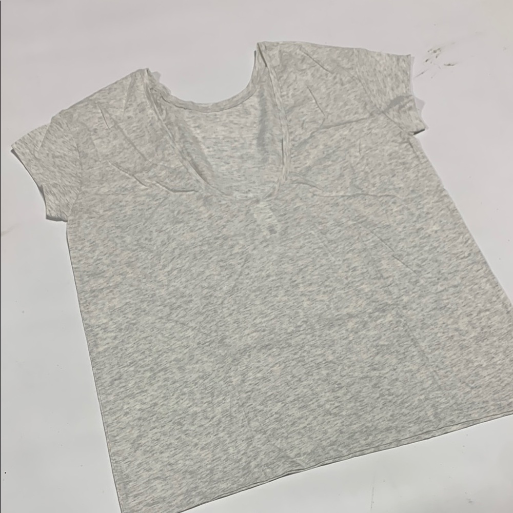 Victoria Sport - Light Gray T-Shirt with Scoop Back - 6017 - Picture 4 of 9